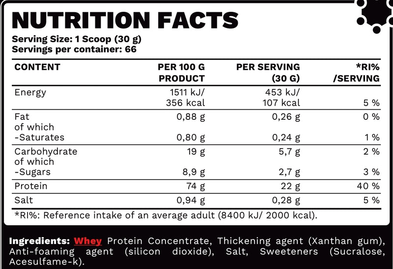 Whey Bulk Zero - BeBulk Nutrition