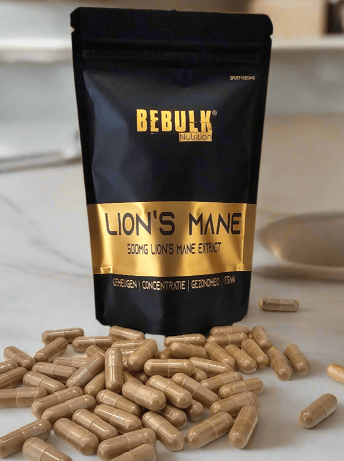 Lion's Mane 500mg - Vegan - BeBulk Nutrition