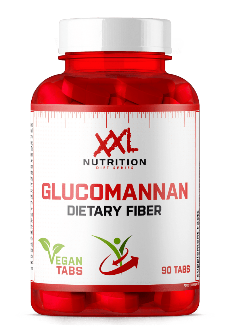 Glucomannan - Vegan - 90 Tablets - XXL Nutrition