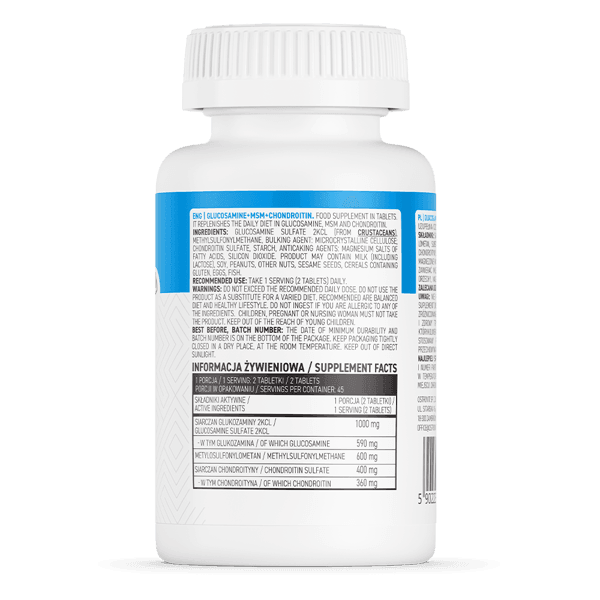 Glucosamine + MSM + Chondroitin 90 Tablets OstroVit