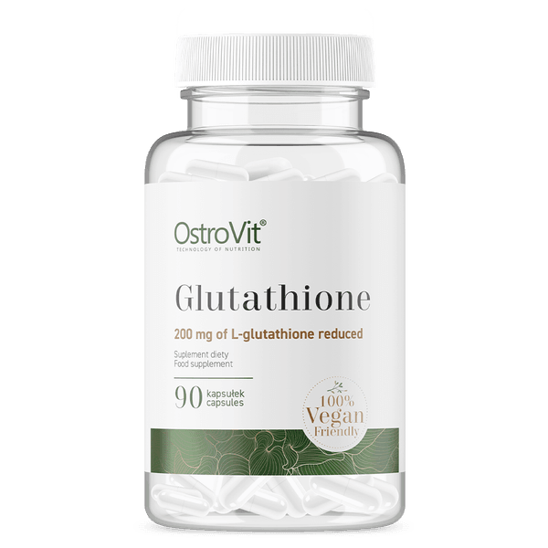 Glutathione 200mg - Vegan - 90 Capsules - OstroVit