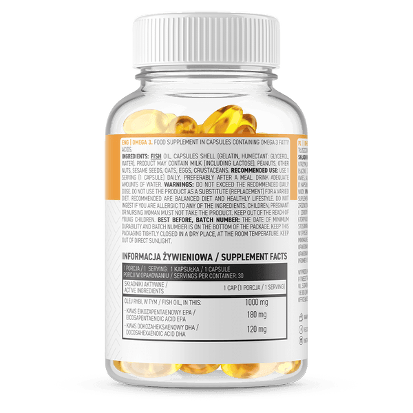 Omega 3 - 1000mg - 30 Softgels OstroVit